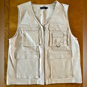 UNITED By BLUE Utility Cargo Vest Tan Mens XL Hunting Fish Photography Tactical